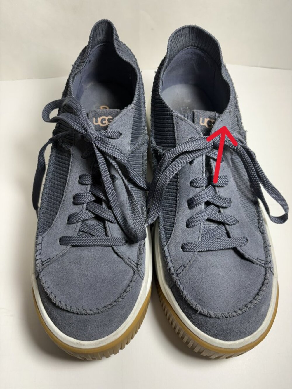 Ugg EZ Duzzit Platform Sneaker – Blue – Size 8.5 - Picture 10 of 16
